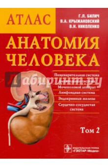 Анатомия человека. Атлас. В 3-х томах. Том 2. Внутренние органы