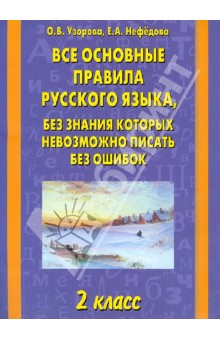 Все основные правила русского языка. 2-й класс