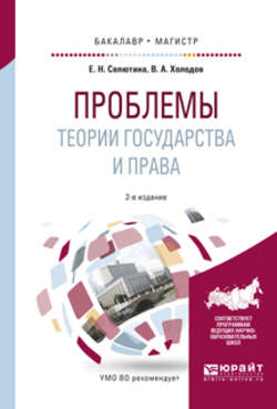 Проблемы теории государства и права 2-е изд., испр. и доп. Учебное пособие для бакалавриата и магистратуры