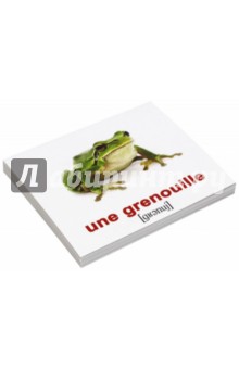 Комплект карточек Мини-20 "Les animaix sauvages. Дикие животные" (французский язык)