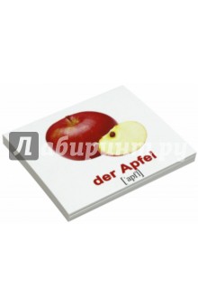 Комплект карточек Мини-20 "Obst und Gemuse / Фрукты" (немецкий язык)