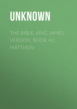 The Bible, King James version, Book 40: Matthew