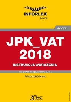 JPK_VAT 2018 Instrukcja wdrożenia