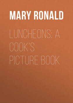 Luncheons: A Cook's Picture Book