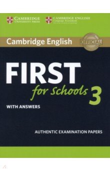 Cambridge English First for Schools 3. Student's Book with Answers