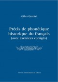 Précis de phonétique historique du françias (avec excercices corrigés)