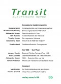 Transit 35. Europäische Revue