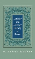 Latinity and Literary Society at Rome