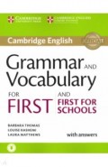 Grammar and Vocabulary for First and First for Schools. Book with Answers and Audio