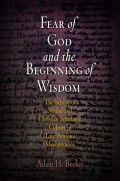 Fear of God and the Beginning of Wisdom