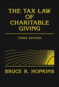 The Tax Law of Charitable Giving