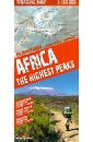 Africa. The Highest Peaks. 1:150 000