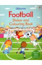 Football sticker and colouring book