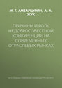 Причины и роль недобросовестной конкуренции на современных отраслевых рынках