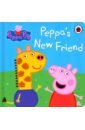 Peppa Pig: Peppa's New Friend (board book)