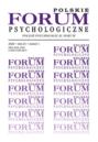 Polskie Forum Psychologiczne tom 25 numer 1