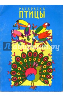 Птицы. Раскраска