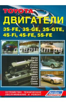 Тойота Двигатели 3S-FE, 3S-GE, 3S-GTE, 4S-Fi, 4S-FE, 5S-FE