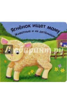 Ягненок ищет маму. Животные и их детеныши
