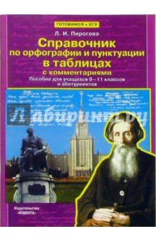 Справочник по орфографии и пунктуации в таблицах с комментариями: Пособие для учащ. 9-11кл и абитур.