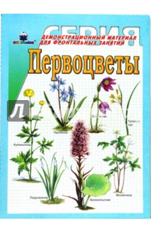 Первоцветы. Демонстрационный материал для фронтальных занятий.