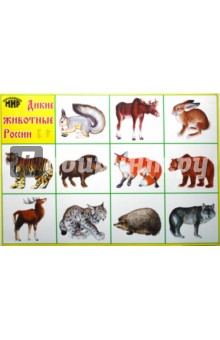 Плакат "Дикие животные России" (50х70 см)
