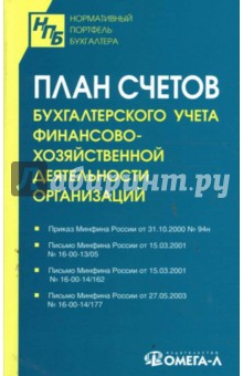 План счетов бухгалтерского учета финансово-хозяйственной деятельности организаций