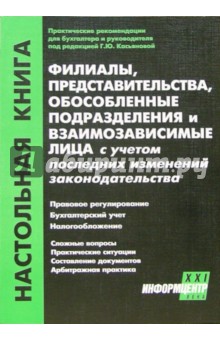 Филиалы, представительства, обособленные подразделения и взаимосвязанные лица. - 3-е изд.