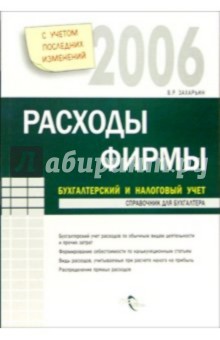 Расходы фирмы. Бухгалтерский и налоговый учет