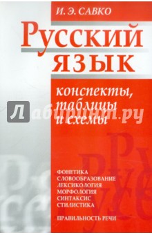 Русский язык: конспекты, таблицы и схемы