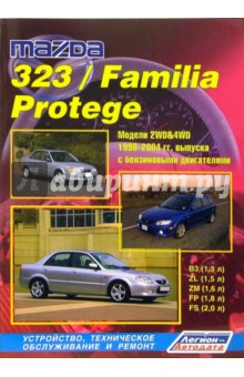 Mazda 323/Familia Protege 2WD&4WD 1998-2004 годов выпуска