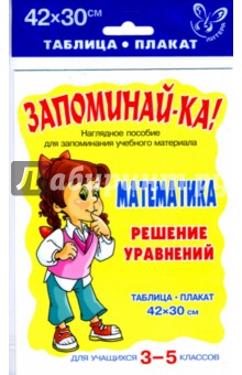 Математика. Решение уравнений