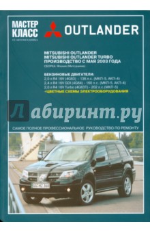 Автомобиль Mitsubishi Outlander: Руководство по эксплуатации, техническому обслуживанию и ремонту