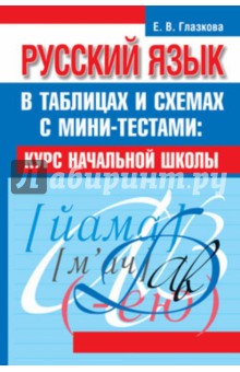 Русский язык в таблицах и схемах с мини-тестами: курс начальной школы