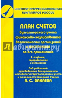 План счетов бухгалтерского учета финансово-хозяйственной деятельности организаций