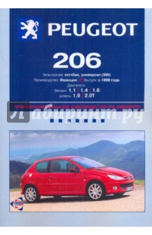 Peugeot 206: Профессиональное руководство по ремонту