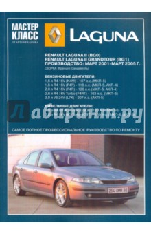 Renault Laguna II: Руководство по эксплуатации, техническому обслуживанию и ремонту
