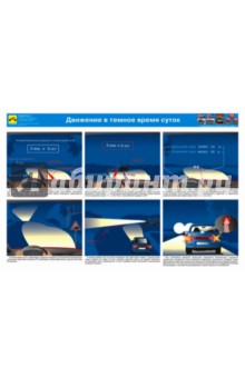 Управление автомобилем в сложных условиях (комплект из 8 плакатов)