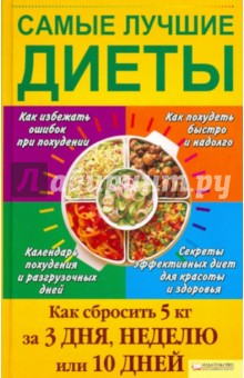 Самые лучшие диеты. Как сбросить 5 кг за 3 дня, неделю или 10 дней