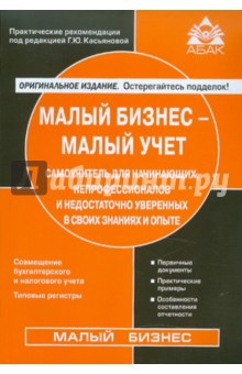 Малый бизнес-малый учет. Самоучитель для начинающих, непрофессионалов