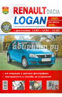 Renault / Dacia Logan c 2005 г., рестайлинг 2010 г. Эксплуатация, обслуживание, ремонт