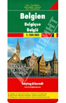 Belgium. Belgien 1:300 000