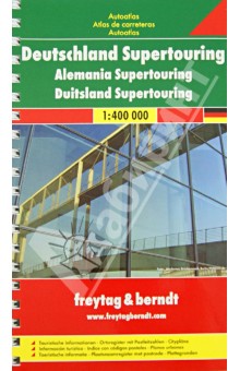 Deutschland Supertouring Autoatlas 1:400 000