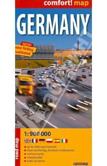 Germany. Road Map. 1:900 000