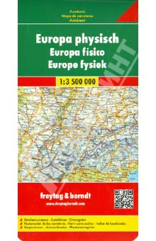 Europa physisch. 1:3 500 000