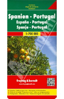 Spanien - Portugal. 1:700 000.