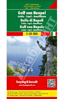 Golf von Neapel. Ischia. Capri. Amalfitana. 1:50 000