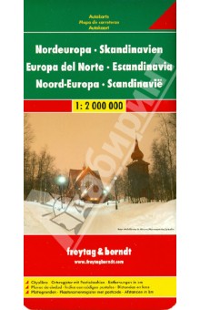 Nordeuropa - Skaninavien. 1:2 000 000