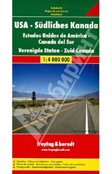 USA. Southern Canada. 1:4 000 000