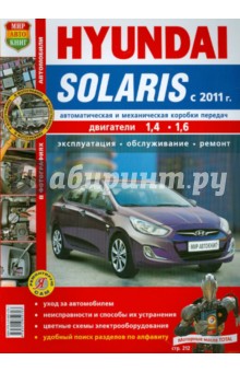 Автомобили Hyundai Solaris c 2011 г. Эксплуатация, обслуживание, ремонт